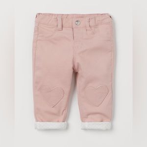 H&M Jersey Lined Twill Pants